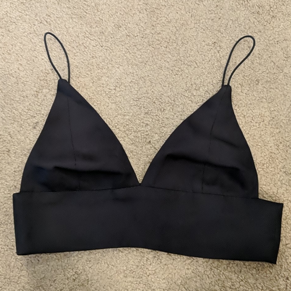 Tobi Navy Crop Top XS